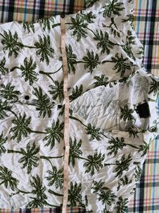 Palm Tree Print Casual Shirt