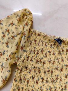 Square neck top