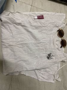 desi coded white kurti