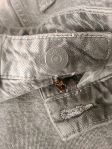 H&amp;M Grey Wide Leg Jeans