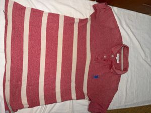 U.S. Polo Assn. pink Striped  Shirt