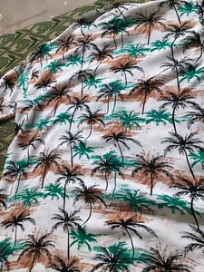 Men's Tropical Palm Tree Print Shirt