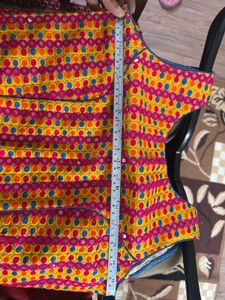 Boho Embroidered Backless Blouse