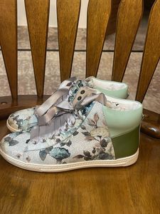 Floral Ribbon Sneakers