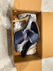 Denim Blue Pencil Heels