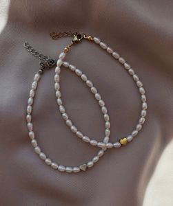 Pearl &amp; Starfish Anklets Set