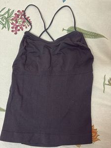 Seamless Ribbed Crop Tank Top