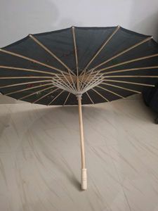 Decorative Black Parasol