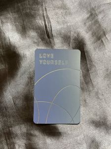 Official bts suga photocard