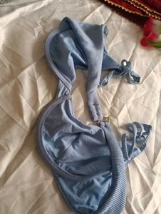 Light Blue Bikini Top