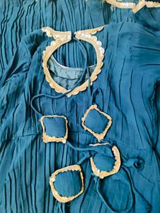 Elegant Blue Ethnic Gown