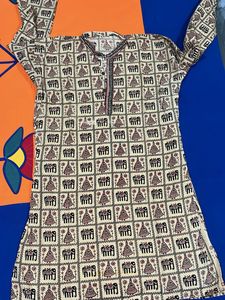 Ethnic Elephant Print Kurta