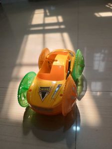 Combo of Yellow Stunt Toy Jeep + Car