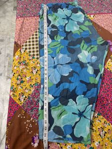 Blue Floral Print Kurta