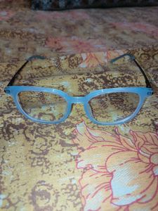 Stylish Blue &amp; Brown Round Glasses