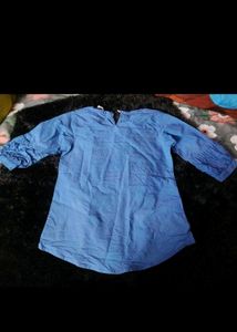 Blue Mickey Mouse Top