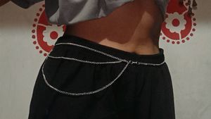 'Silver Glamour' Custom Waistchain