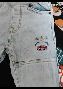 36. Kids Light Wash Denim Jeans