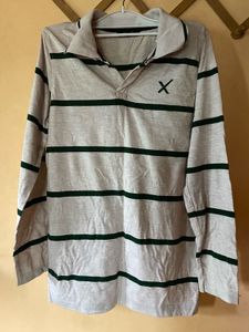 Unisex Striped Polo Shirt