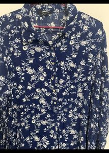 Navy Floral Tunic top