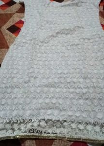 Elegant White Embroidered Blouse