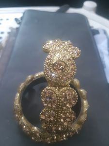 Golden Stone Bangles