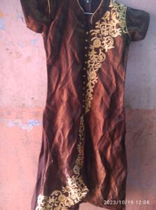 Combo Offer Satin Umbrella Full Film Frock For Girl Kids And One Other