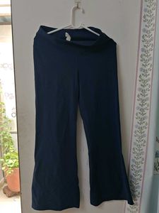 Navy Blue Wide Leg Lounge Pants