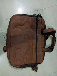 Classic 100%  genuine Leather office &amp; laptop  Bag