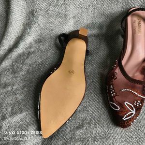 N. Embellished Stiletto Mules