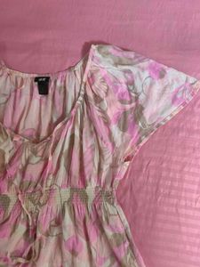 Chic Floral Print Boho Tunic Top