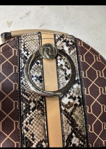 River Island Monogram Backpack