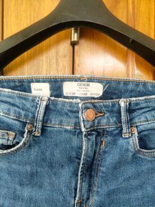 Bershka Blue Flare Jeans