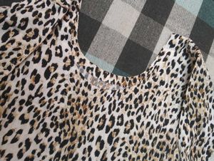 Two Kurtas: Leopard Print &amp; Orange Bandhani