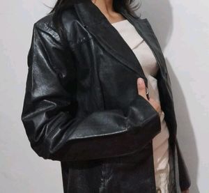 Black Leather Coat/Jacket