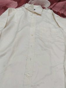 Classic Cream Button-Down Shirt