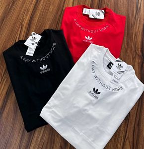 Adidas "A Day Without Work" T-Shirts (Red &amp; White)