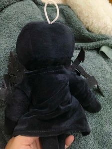 Cute Black Plush Toy with Wings