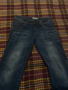 low waist Blue Denim Jeans