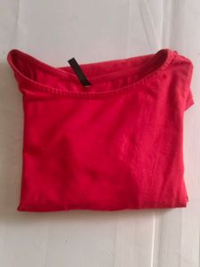 Red Stretchable Top ,