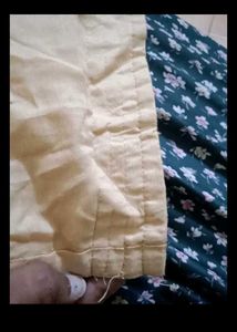 boat neck Gold Blouse