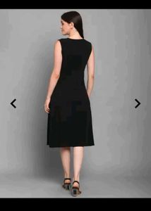 Colorblock Sleeveless Midi Dress