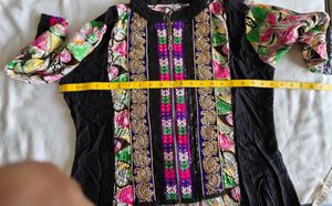 Vibrant Embroidered Kurta