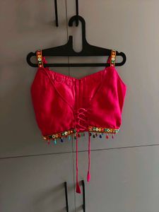 Embellished Pink Ethnic Blouse