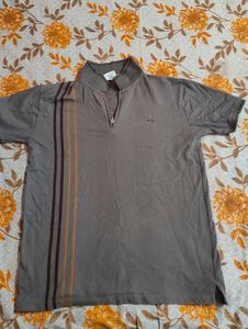 Men's Grey Polo T-Shirt
