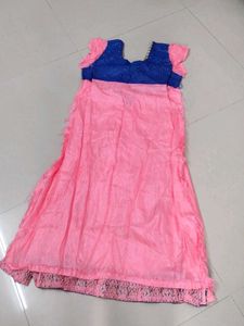 anarkali dress with dupatta and bottom wear