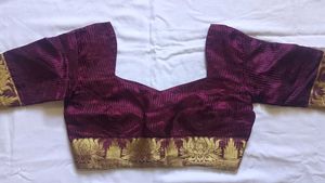 Vibrant mustard Yellow and grape dhavani