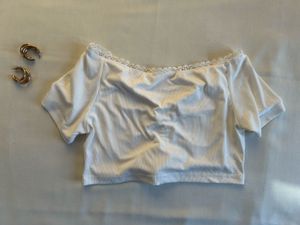 White Crop Top