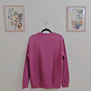 Zudio Pink Full Sleeve Pullover | Size XL