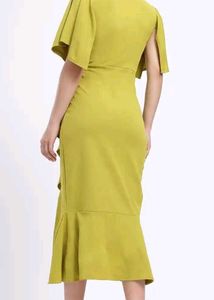 Chic Ruffle Wrap Dress